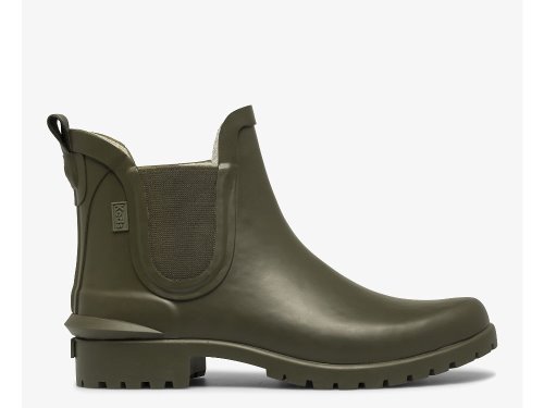 Dámské Holínky Keds Rowan Rain Boot Olivy Zelené | CZ-35085