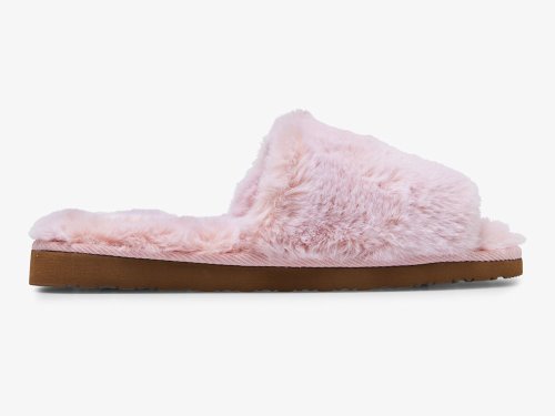 Dámské Pantofle Keds Fuzzy Pantofle Pantofle Růžové | CZ-57253