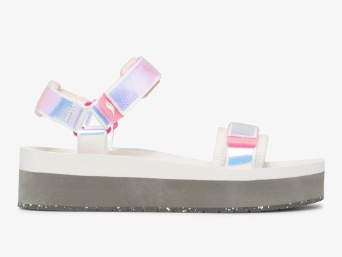 Dámské Platform Sneakers Keds Trio Platformy Iridescent Multi Růžové | CZ-70336