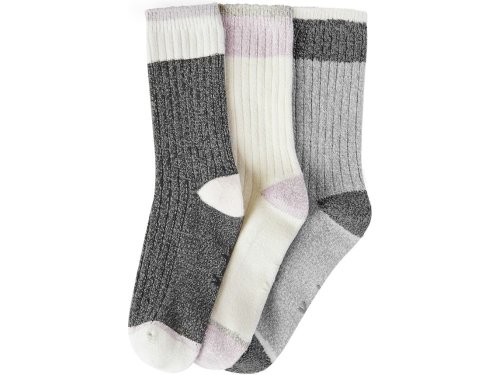 Dámské Ponožky Keds 3 Pk Crew Boot Socks Šedé | CZ-89869