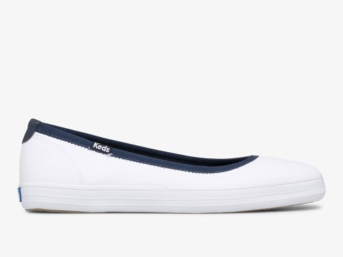 Dámské SlipOnTenisky Keds Bryn Platene Bílé | CZ-73163