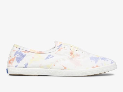 Dámské SlipOnTenisky Keds Chillax Splatter Twill Bílé Viacfarebný | CZ-22282