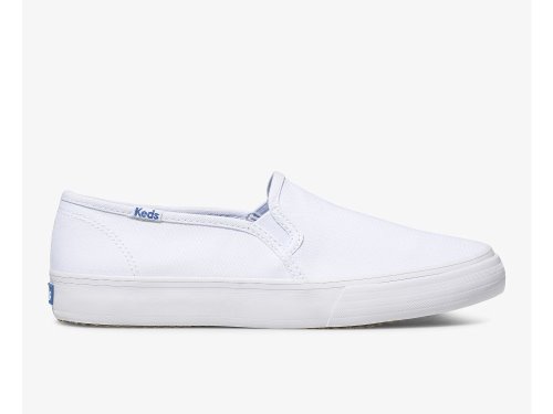 Dámské SlipOnTenisky Keds Double Decker Platene Bílé | CZ-12525