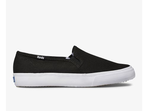 Dámské SlipOnTenisky Keds Double Decker Platene Černé | CZ-61403