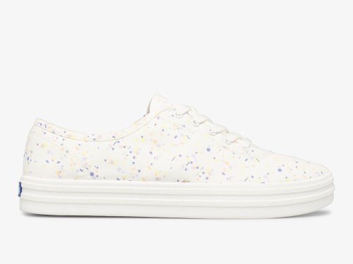 Dámské ŠněrovacíBoty Keds Breezie Confetti Platene Bílé Viacfarebný | CZ-84135