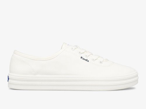 Dámské ŠněrovacíBoty Keds Breezie Platene Bílé | CZ-32928