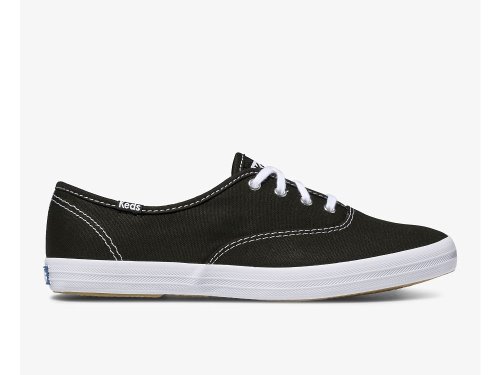 Dámské ŠněrovacíBoty Keds Champion Originál Černé | CZ-53806