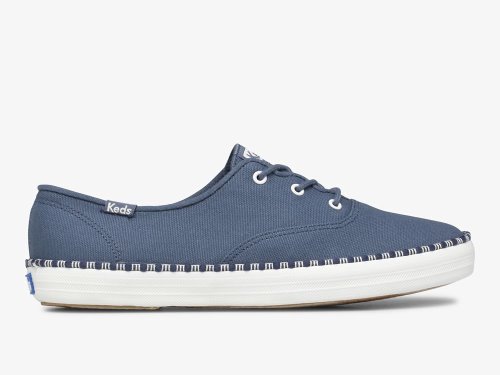 Dámské ŠněrovacíBoty Keds Champion Wave Tmavě Blankyt | CZ-29949