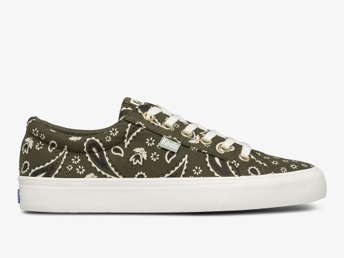 Dámské ŠněrovacíBoty Keds Jump Kick Feat. Organic Bandana Olivy Zelené | CZ-01399