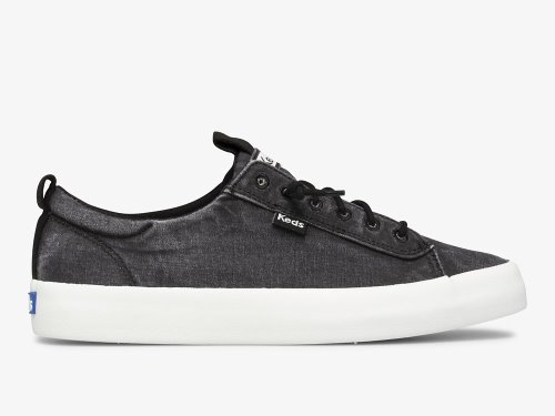 Dámské ŠněrovacíBoty Keds Kickback Platene Washable Černé | CZ-49607