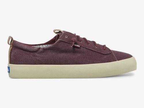 Dámské ŠněrovacíBoty Keds Kickback Platene Washable Vínové | CZ-91055