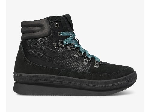 Dámské ŠněrovacíBoty Keds Midland Vody-Resistant Boot Černé Černé | CZ-05108