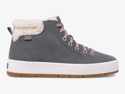 Dámské ŠněrovacíBoty Keds Tahoe Boot Semišové Šedé | CZ-85572