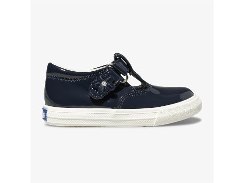 Dívčí SlipOnTenisky Keds Daphne Lakovaná Sneaker Tmavě Blankyt | CZ-10714