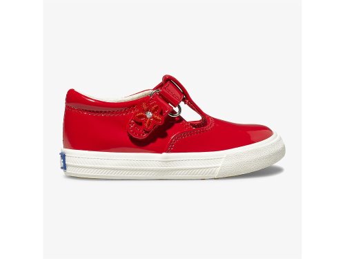 Dívčí SlipOnTenisky Keds Daphne Lakovaná Sneaker Červené | CZ-42072