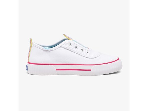 Dívčí SlipOnTenisky Keds Topkick Washable Slip-On Bílé | CZ-94391