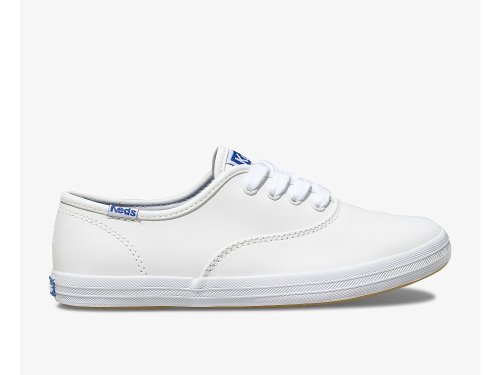 Dívčí Tenisky Keds Champion CVO Sneaker Læder Bílé | CZ-39733