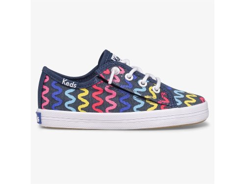 Dívčí Tenisky Keds Kickstart Seasonal Jr Tmavě Blankyt | CZ-48878