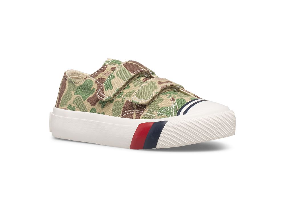 Chlapecké SlipOnTenisky Keds Royal Lo HL Maskáčové Olivy Zelené | CZ-29575