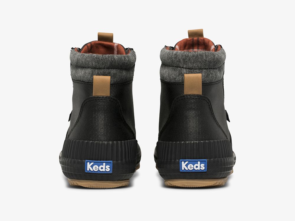 Dámské Boty Keds Scout Boot III Vody Resistant Platene w/ Thinsulate™ Černé | CZ-86728