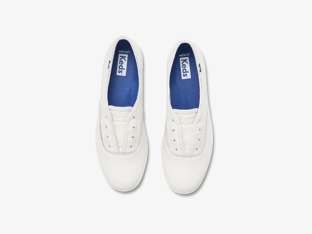 Dámské Kůže Sneakers Keds Chillax Læder Bílé | CZ-62575