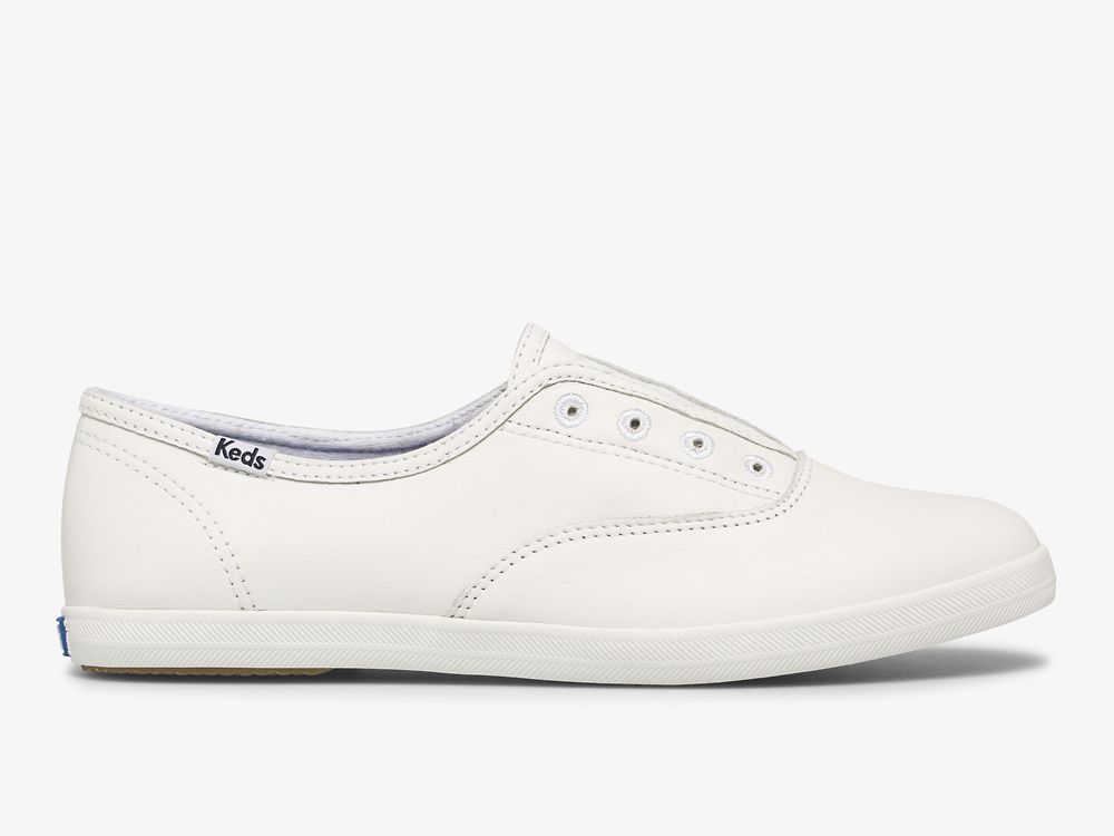 Dámské Kůže Sneakers Keds Chillax Læder Bílé | CZ-62575