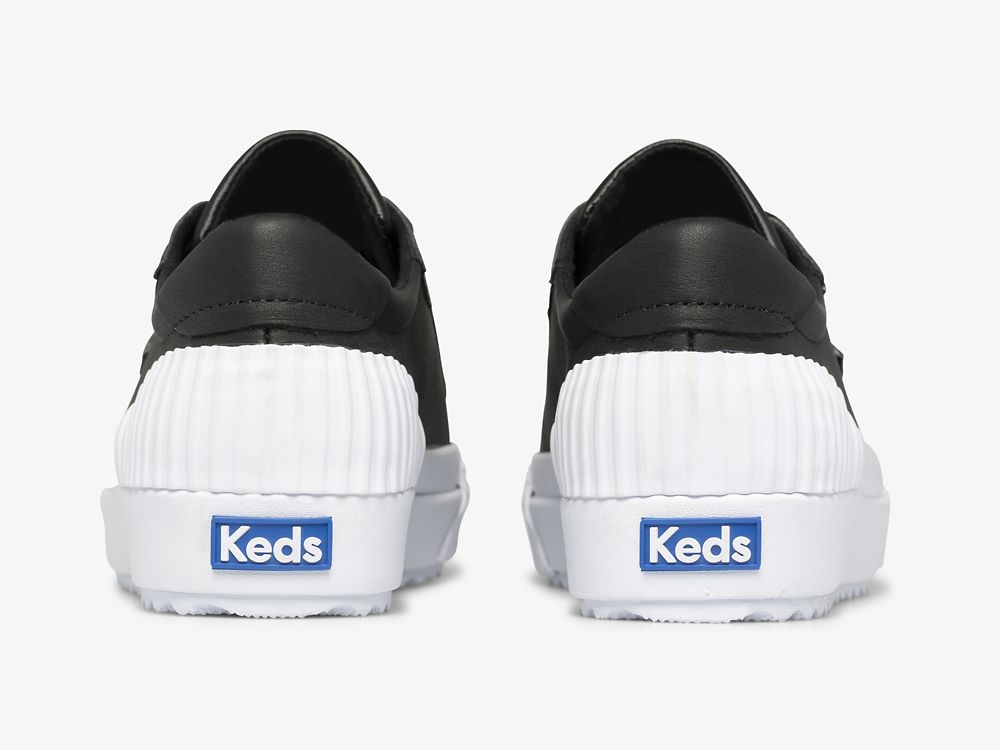 Dámské Kůže Sneakers Keds Demi TRX Læder Černé | CZ-36980