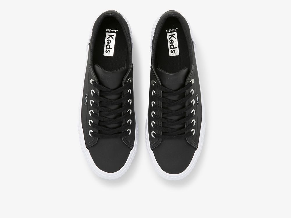 Dámské Kůže Sneakers Keds Demi TRX Læder Černé | CZ-36980