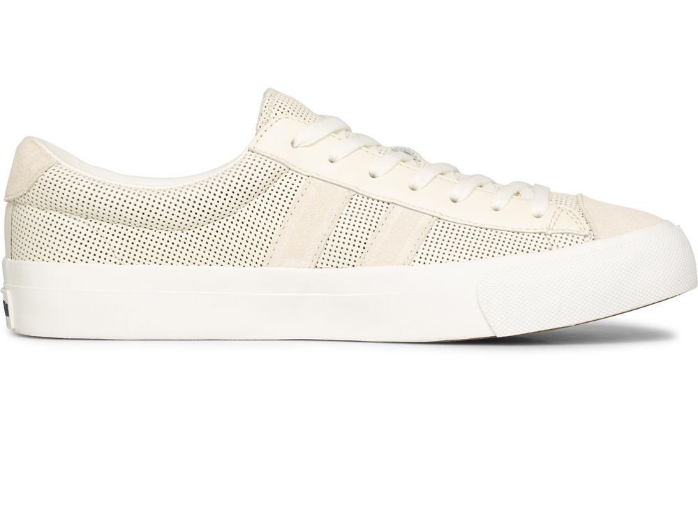 Dámské Kůže Sneakers Keds Royal Plus Perf Læder Krém | CZ-66307