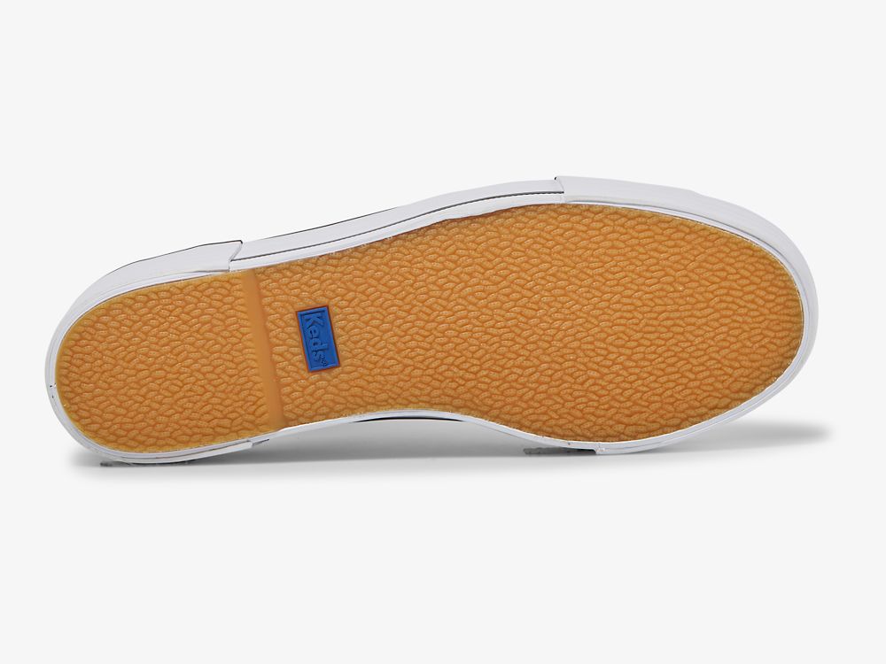 Dámské Kůže Sneakers Keds Triple Up Læder Bumper Foxin Bílé | CZ-35881