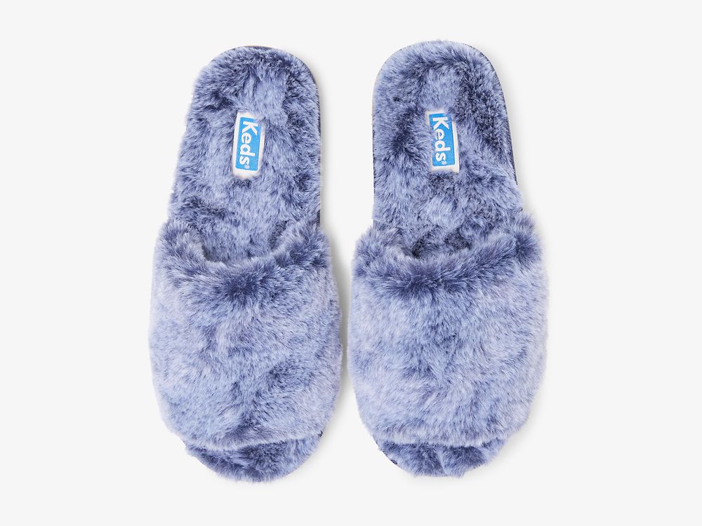 Dámské Pantofle Keds Fuzzy Pantofle Pantofle Blankyt | CZ-07587