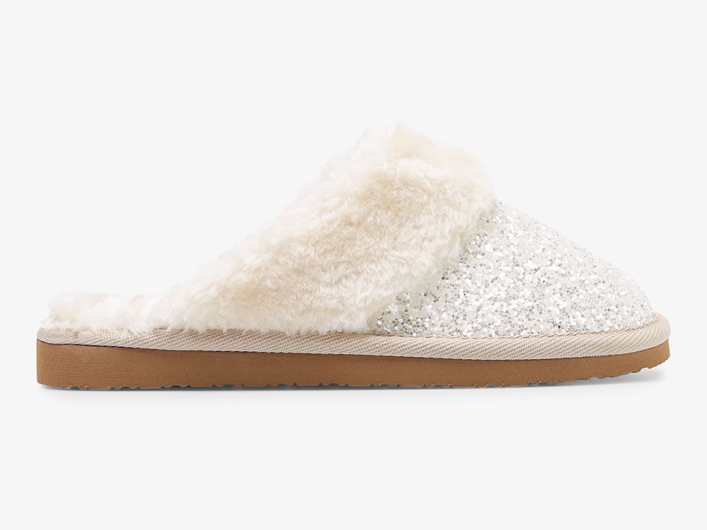 Dámské Pantofle Keds Mule Pantofle Glitter Bílé | CZ-29826