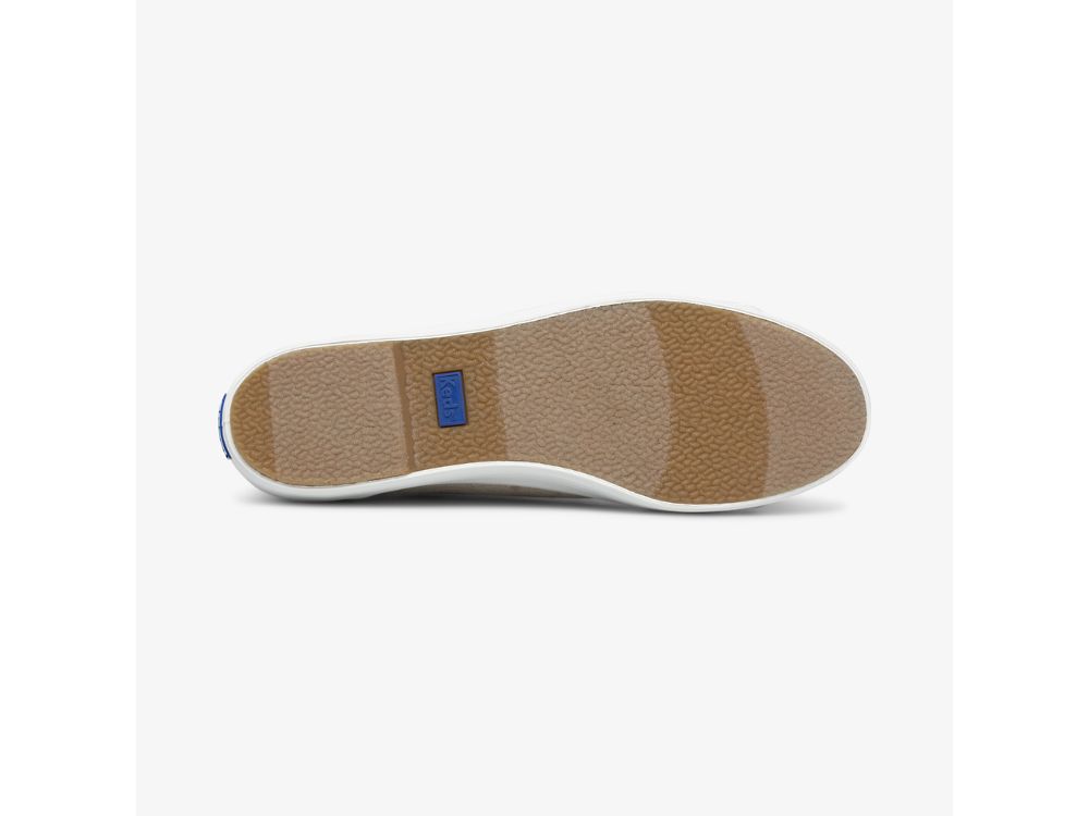 Dámské Platform Sneakers Keds Rifle Paper Co. Triple Kick Colette Jacquard Bílé | CZ-27491