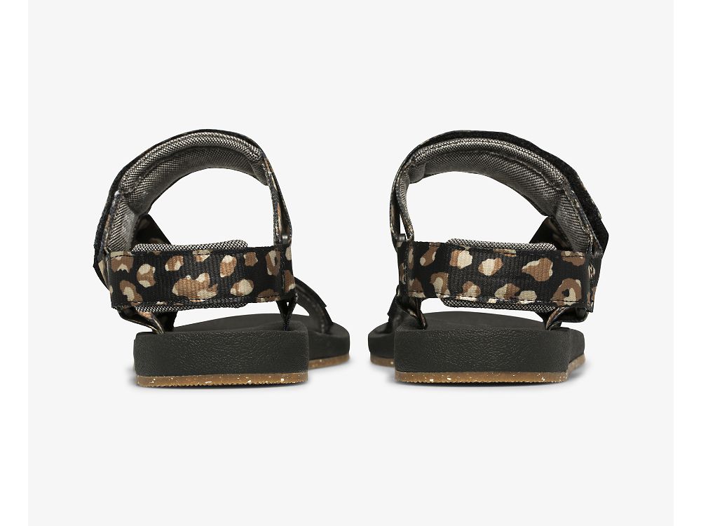 Dámské Sandály Keds Trio Eco Sandal with Tencel™ Leopard | CZ-92783