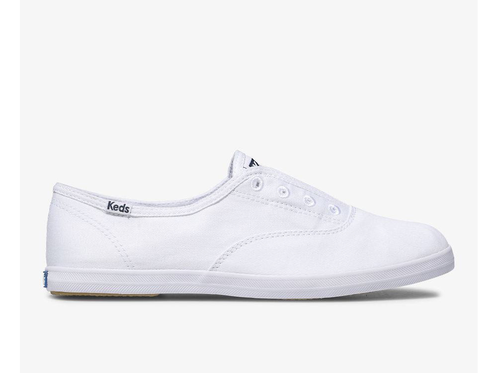 Dámské SlipOnTenisky Keds Chillax Basics Bílé | CZ-41790