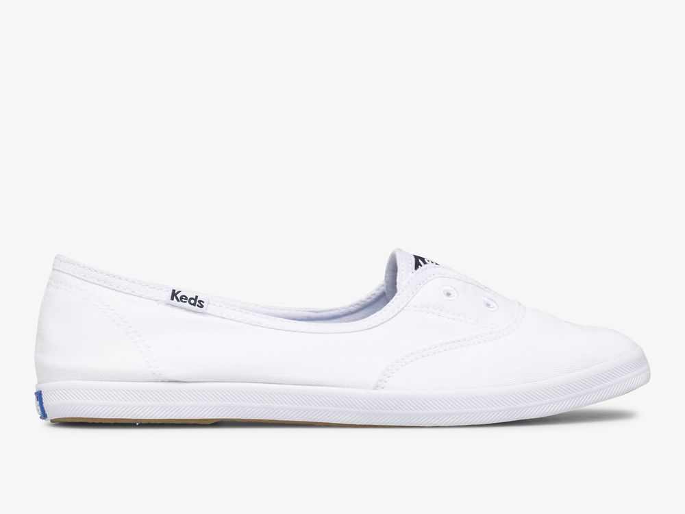 Dámské SlipOnTenisky Keds Chillax Mini Twill Bílé | CZ-33371