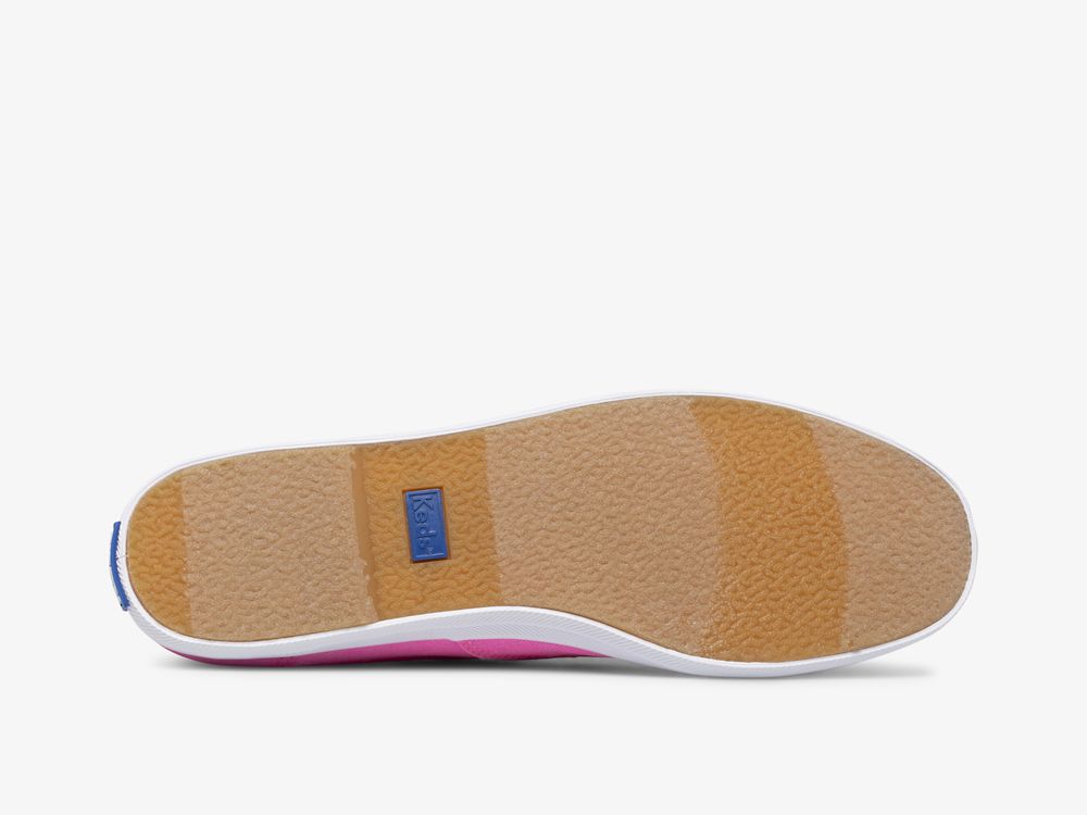 Dámské SlipOnTenisky Keds Chillax Neon Twill Washable Růžové | CZ-60308