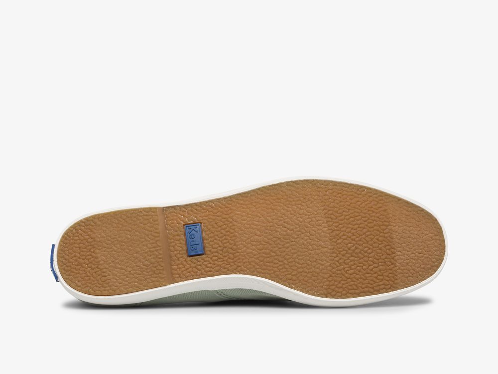 Dámské SlipOnTenisky Keds Chillax Washable Feat. Organic Bavlněné Mátově Zelená | CZ-34534