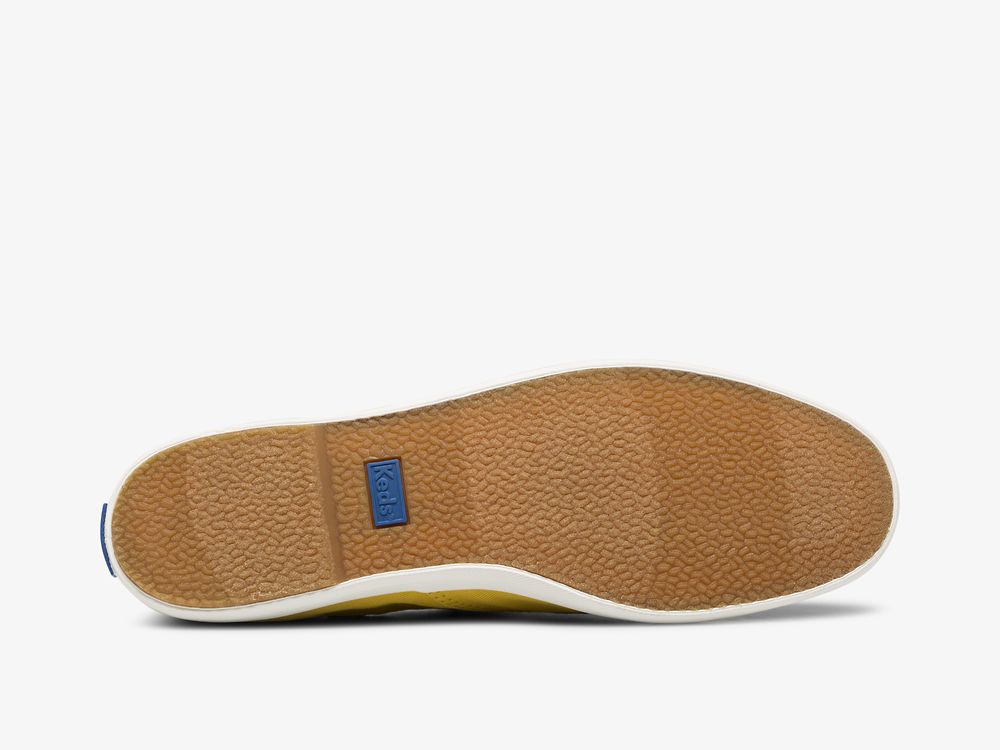 Dámské SlipOnTenisky Keds Chillax Washable Feat. Organic Bavlněné Žluté | CZ-52771