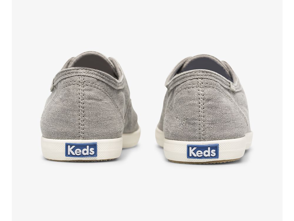 Dámské SlipOnTenisky Keds Chillax Washable Feat. Organic Bavlněné Šedé | CZ-60670