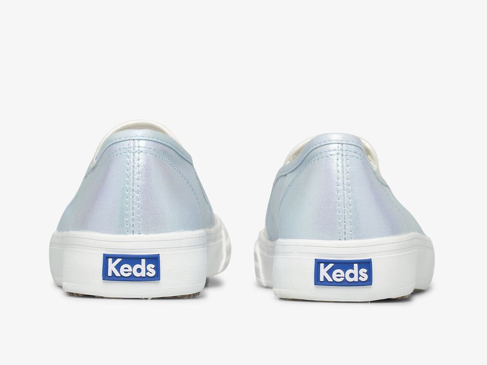 Dámské SlipOnTenisky Keds Double Decker Iridescent Krém Viacfarebný | CZ-07746