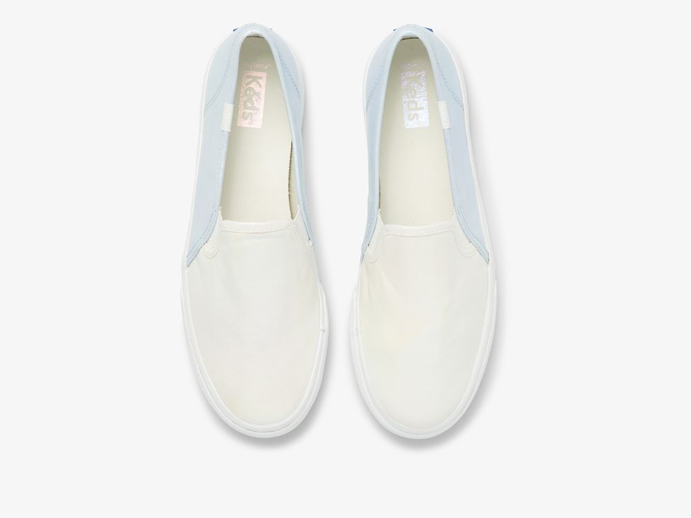 Dámské SlipOnTenisky Keds Double Decker Iridescent Krém Viacfarebný | CZ-07746