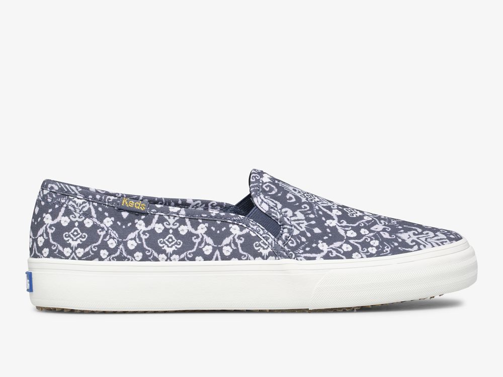 Dámské SlipOnTenisky Keds Double Decker Mosaic Platene Blankyt | CZ-12447