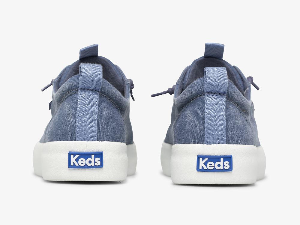 Dámské SlipOnTenisky Keds Kickback Platene Washable Tmavě Blankyt | CZ-15151