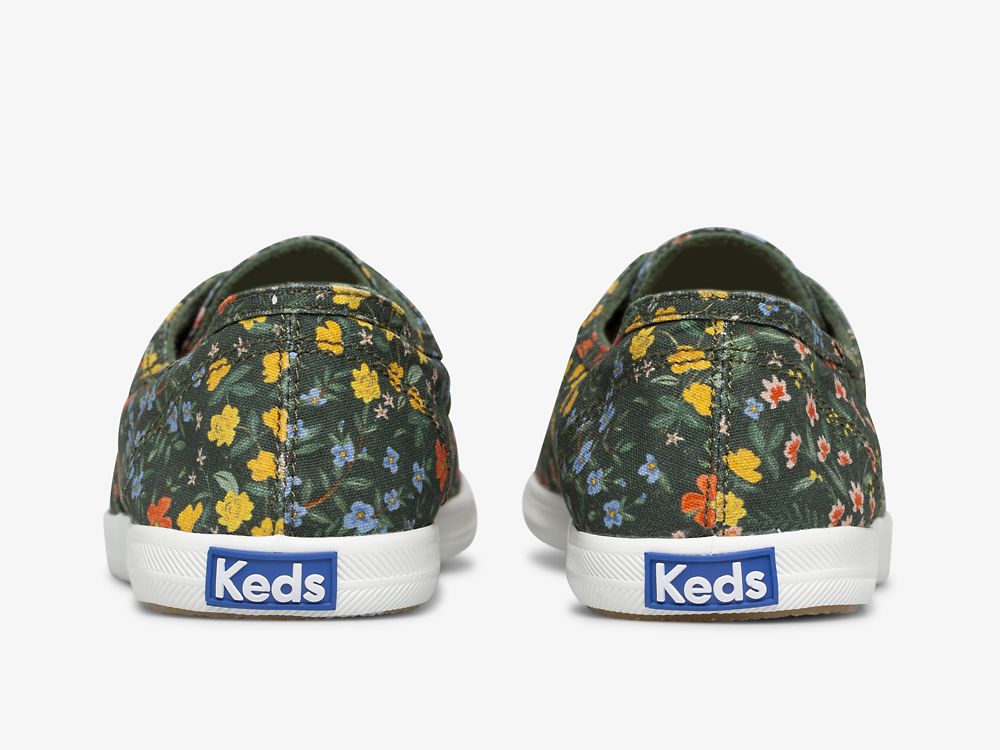 Dámské SlipOnTenisky Keds Rifle Paper Co. Chillax Wildwood Zelene Viacfarebný | CZ-20029