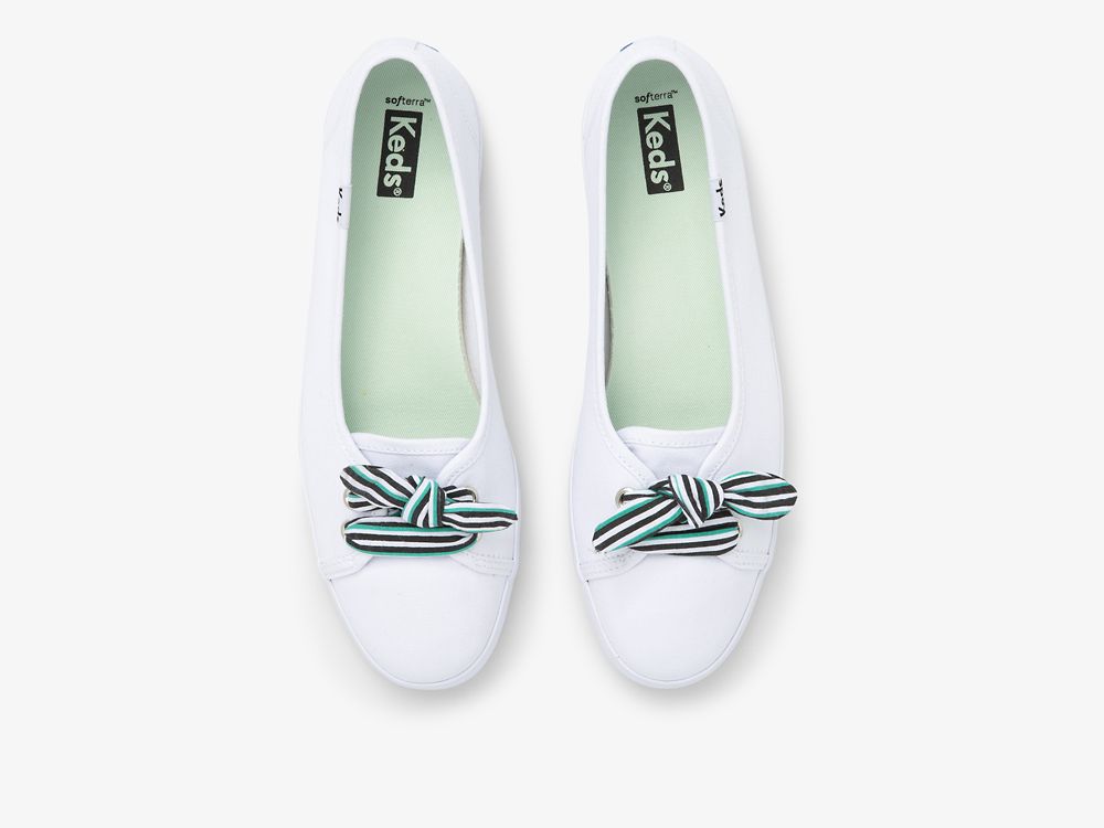 Dámské SlipOnTenisky Keds Seaside Platene Bílé Viacfarebný | CZ-06001