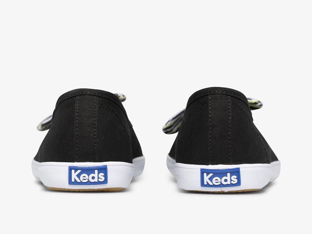 Dámské SlipOnTenisky Keds Seaside Platene Černé Viacfarebný | CZ-77731