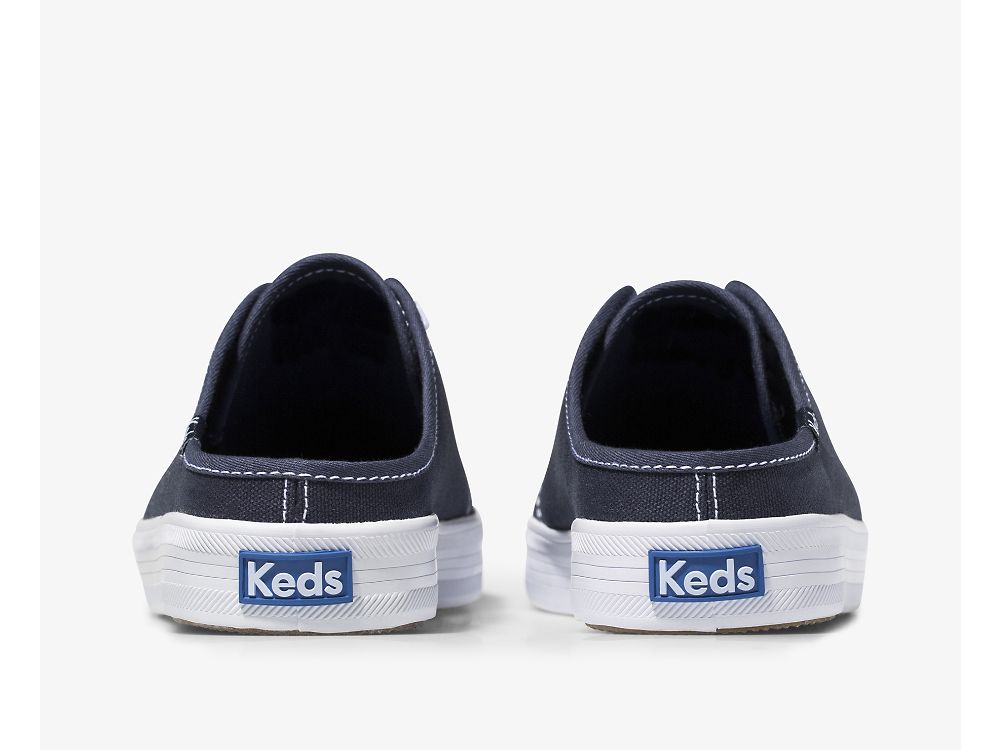 Dámské Tenisové Boty Keds Kickstart Mule Platene Tmavě Blankyt | CZ-96926