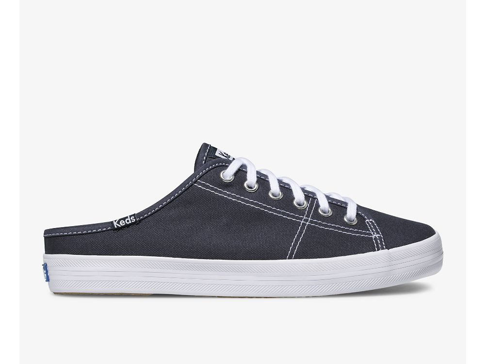 Dámské Tenisové Boty Keds Kickstart Mule Platene Tmavě Blankyt | CZ-96926