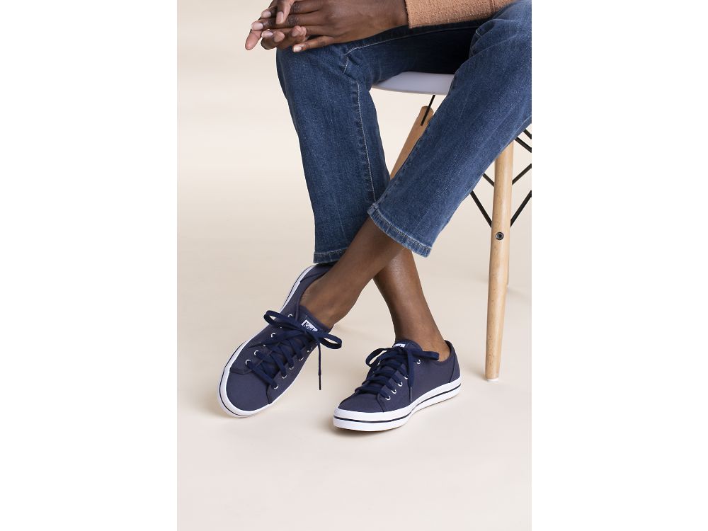 Dámské Tenisové Boty Keds Kickstart Tmavě Blankyt | CZ-76657